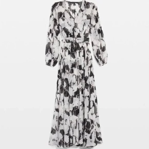 White House Black Market Abstract Floral Dress - Picture 1 of 3